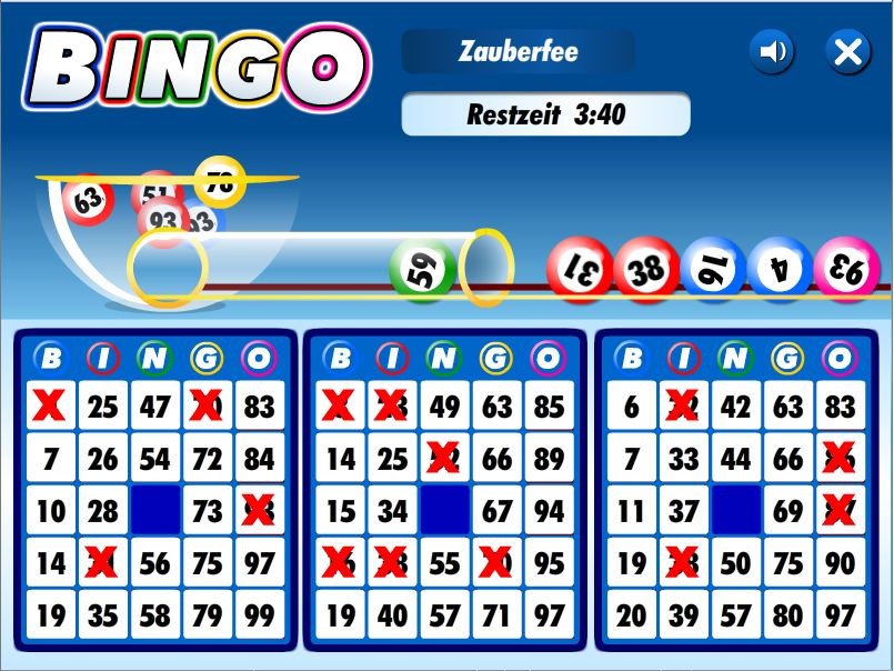 bingo scorecard with boxes marked