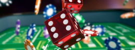 dice and chips falling everywhere