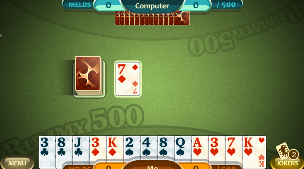 rummy 500 app to play with friends