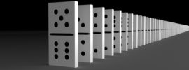 drawing of dominoes