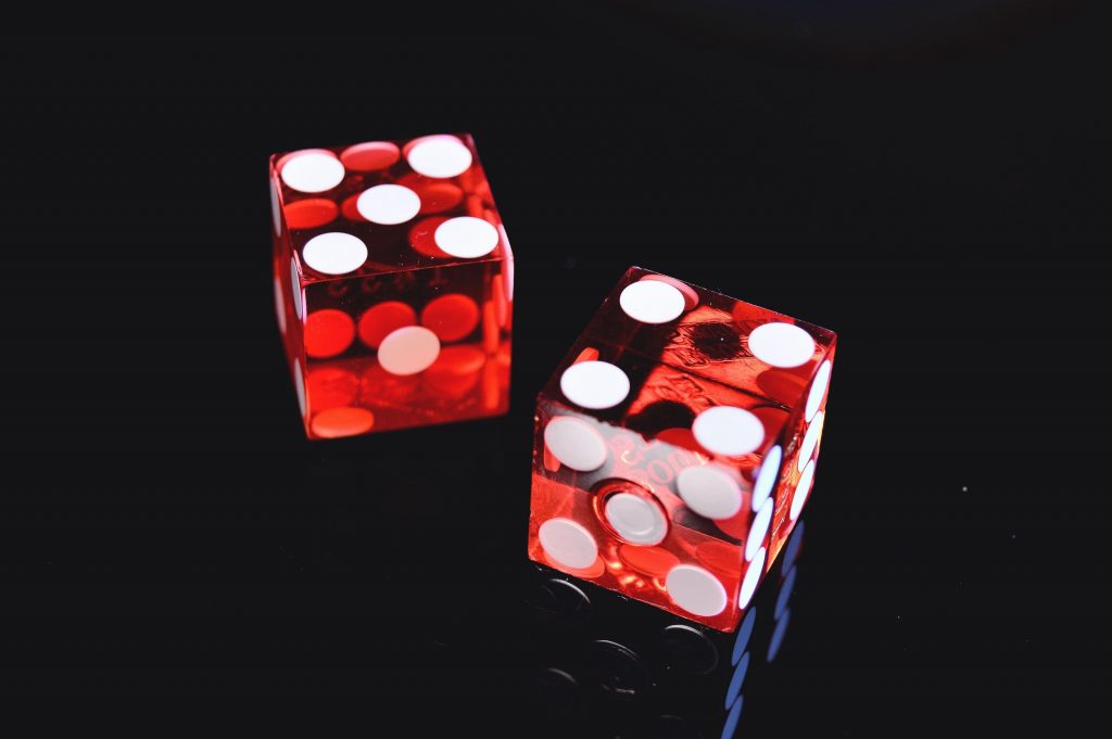 two craps dice